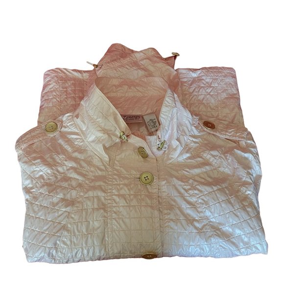 Chico's Zynergy Embossed Leah Jacket Delicacy Size 2/Large - Picture 10 of 12